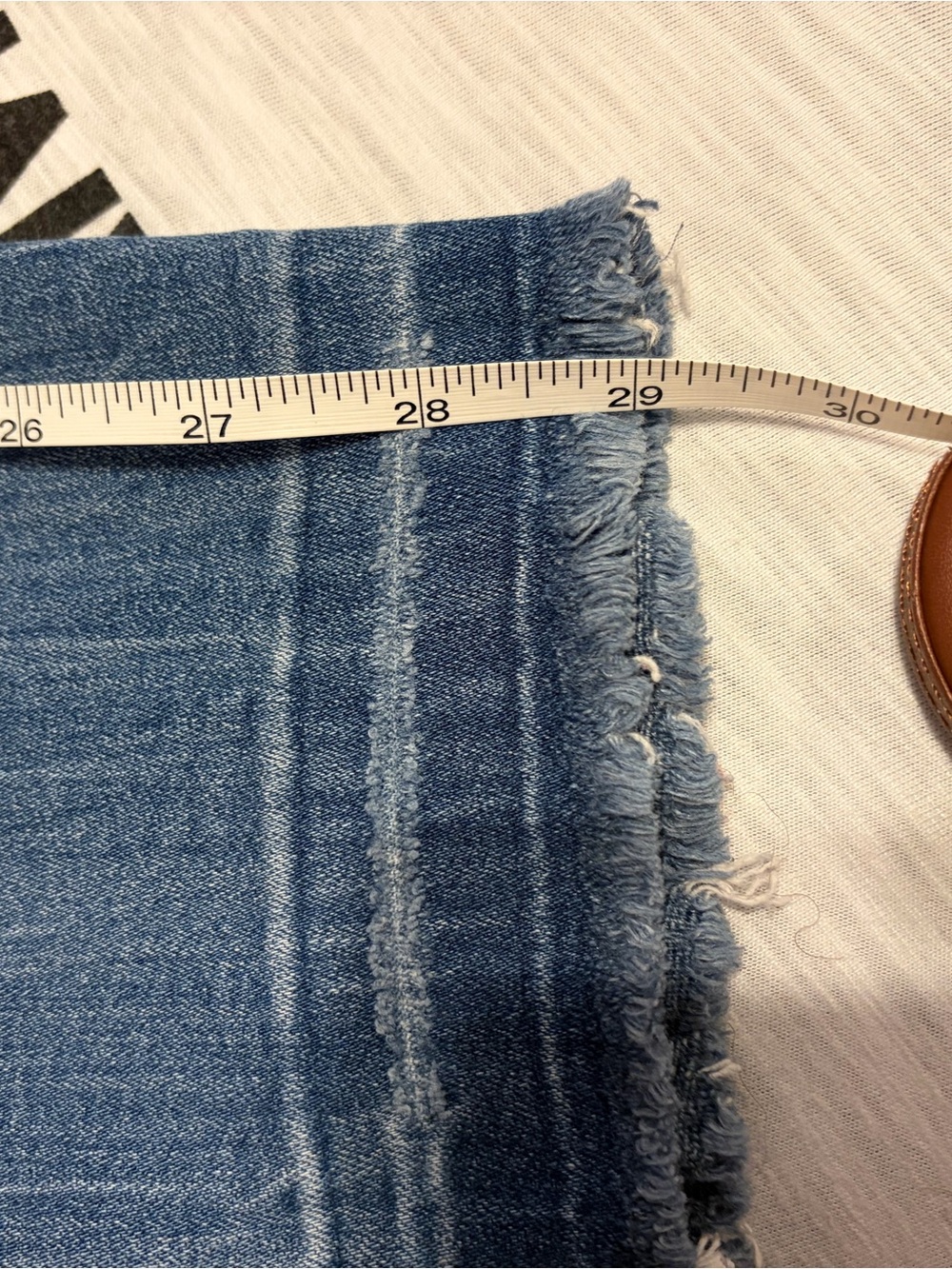 INC International Concepts Blue Distressed Skinny Jeans. Size 16 - Picture 8 of 9